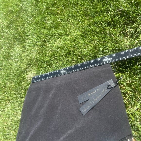 HOUSE OF HARLOW 1960 RHINESTONE FRINGE BLAZER JACKET & MINI SKIRT SET NWT XS - Picture 12 of 16